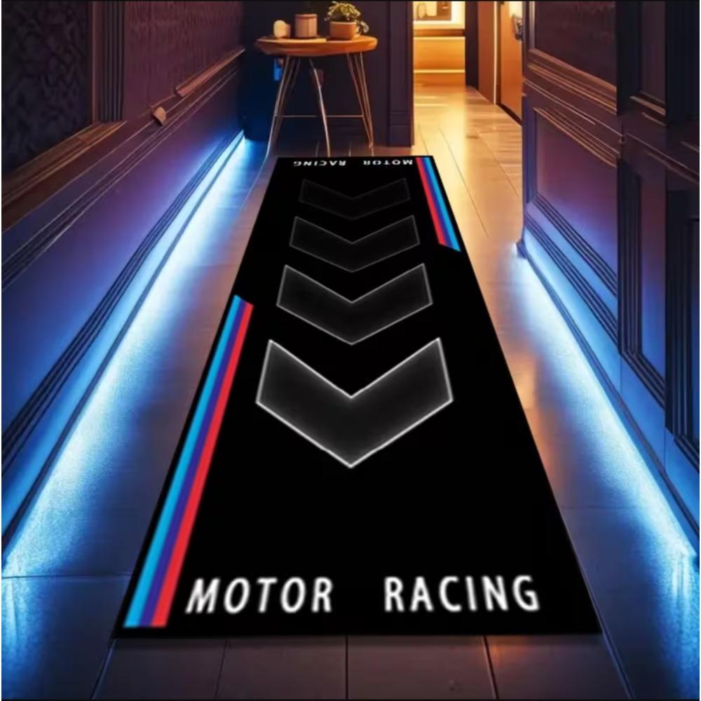 

Funny Affordable Motorcycle Printed Carpet Anti Slip and Easy Clean Carpet Perfect for Home Kitchen Corridor or Vacation Rugs 40X120CM