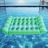 Inflatable Pool Floating Bed Portable Floating Lounger Air Mattress Foldable Swimming Pool Air Mattress Hammock Outdoor Swimming