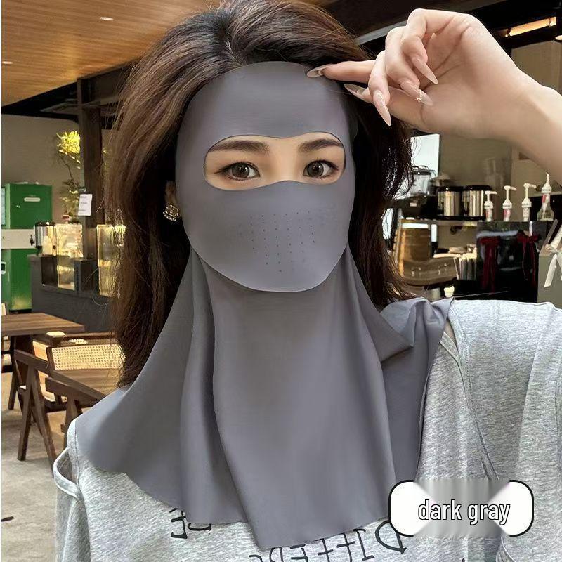 Trinkwasser Facekini-Maske: UV-Schutz, Atmungsaktiver Sonnenschutz für Gesicht und Hals, Ideal für Outdoor-Radsport.