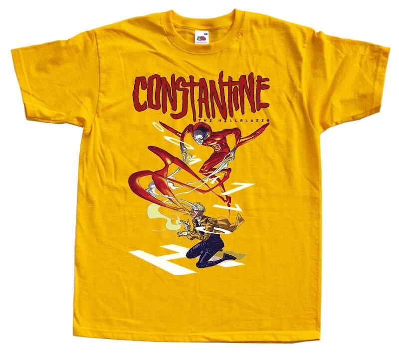HELLBLAZER yellow T SHIRT v2 John Constantine DC Comics sizes S-5XL L