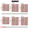 2pcs,2D Plane Printing Window Curtain Cubist Faces Versatile 100% Polyester (without Rod) Festive Perfect for Bedroom, Living