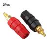 Sturdy Zinc Alloy 4mm Audio Speaker Binding Post Terminal Red and Black