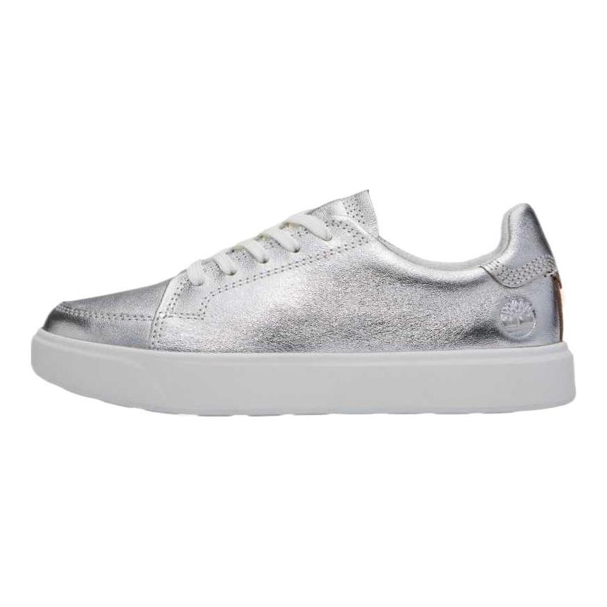 Timberland Emerson Street Comfortable Minimalist Trendy Fresh Low-Top Casual Shoes Women sneakers Silver TB0A41JXA6L1