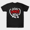 Mărime Asiatică Bumbac Tricou Unisex Tricou Imprimat Tricou Isus Te Iubește Imprimare Fără Tăiere Croială Regulară