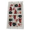 1Pc 38x63cm Colorful Flower Printed Cotton Tea Towel Kitchen Dishcloth Water Absorption Household Cleaning Cloth