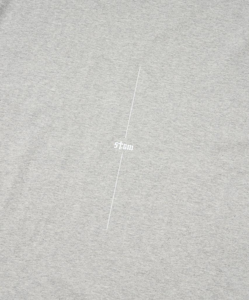 STIGMA Angel Oversized Short Sleeves T-Shirts Gray