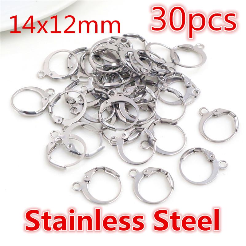 Kupferbeschichtete Ohrhaken (30-50 Stück/Beutel) für DIY Schmuck und Ohrringe Handgefertigte Materialien