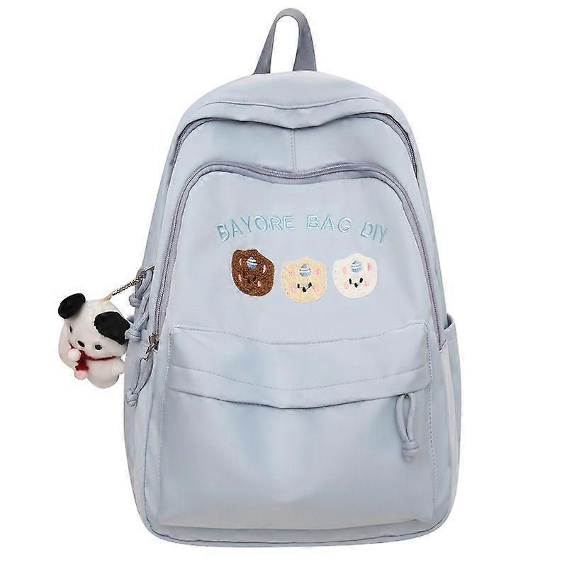 School Backpack Cartoon Bear Pendant 44*31*21 Blue