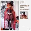 Halloween Costume Adult Female Cosplay Witch Costume Witch Vampire Sexy Shawl Cape Dress Female