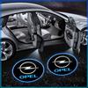 1/2Pcs LED Welcome Light Car Door Projector Lamps Car Accessories Emblem For Opel crosa d astra h insignia astra j zafira b mokkaastra vivaro astra g
