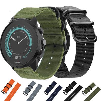 24 mm Nylon-Uhrenarmband für Suunto 9 7 Baro/Suunto D5 Spartan Sport Wrist HR/Baro Sport-Ersatzarmband