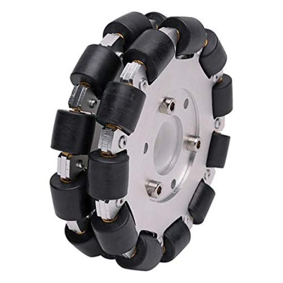 

127mm Double Aluminum Omni Wheel (Bearing Roller) (14073) [Cart & Tires] [NEXUS robot]