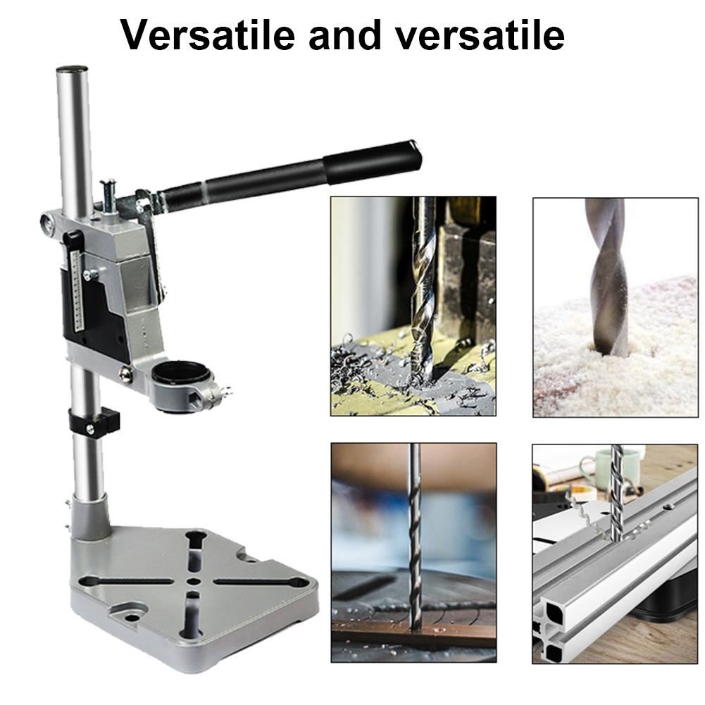 Table Top Drill Fixed Frame Single-Head Bench Drilling Machine Chuck Multifunctional Aluminum Alloy Power Grinder Accessories