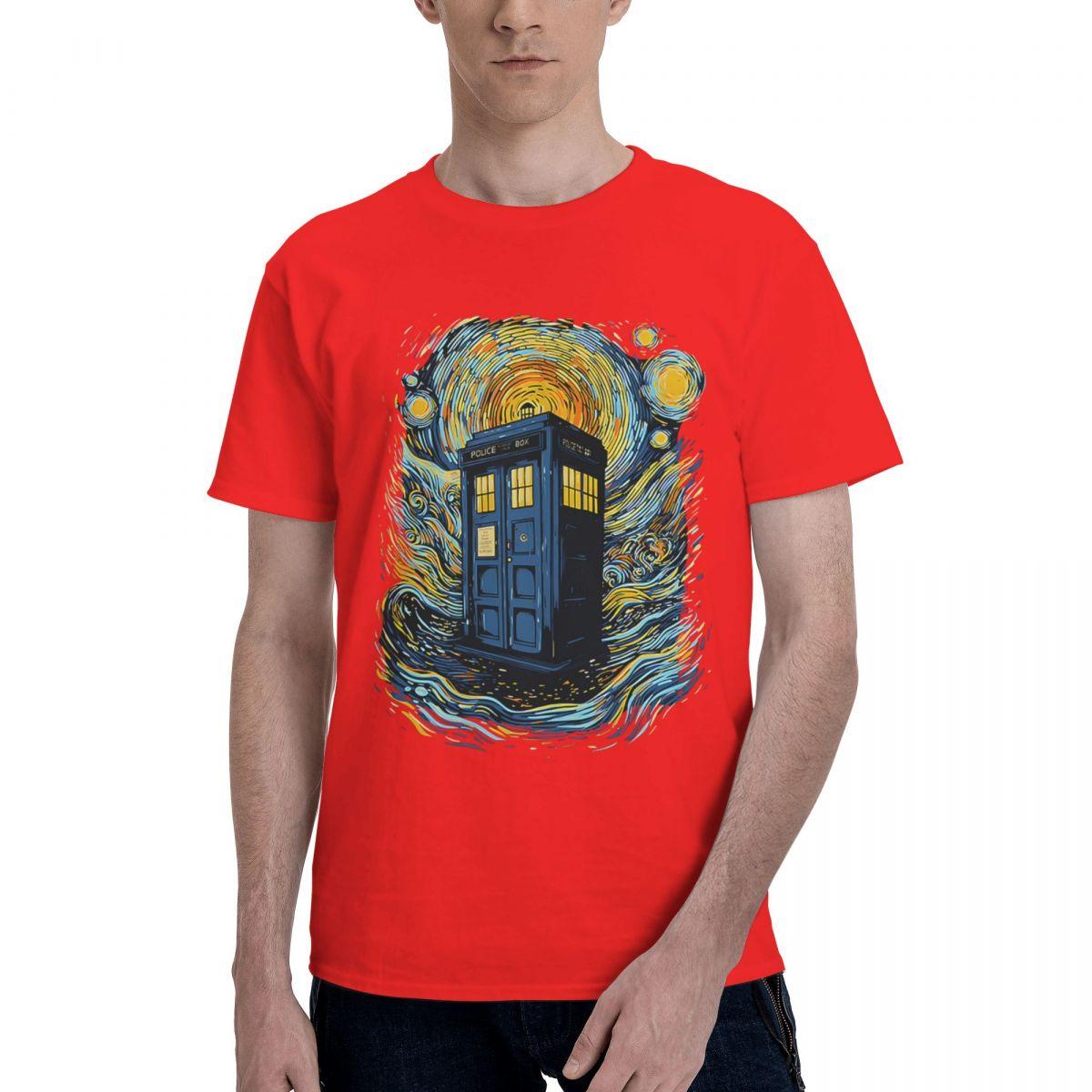 

Starry Blue Box 100 Cotton Casual Breathable Confortable Anime Funny Mens TShirt Funny Gift S