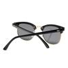 2PCS Classic Half Frame Sunglasses Men Women Fashion Sunglasses Male Rivet Popular Driving Eyewear