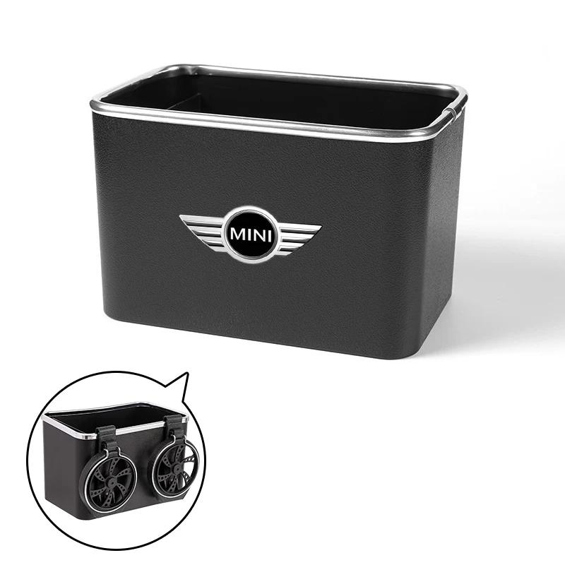 Car Multi-Functional Storage Box Handrest Box Tissue Box Cup Holder For Mini Cooper R53 R50 F54 F55 F56 F57 F60 R52 R55 R56 R57