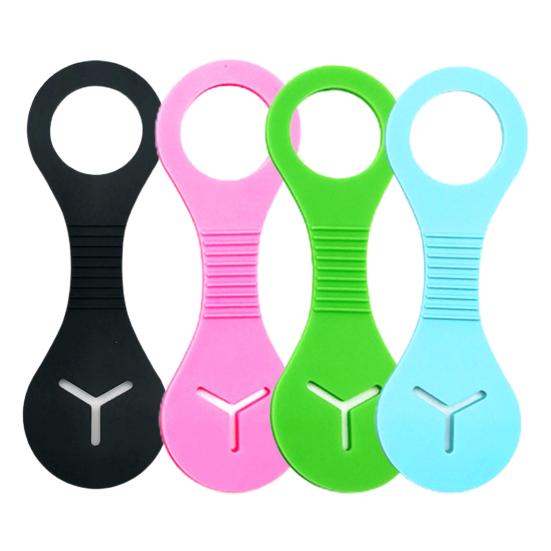 Garbage Bag Clip Easy To Use Portable Soft Anti-Skid Fine Workmanship Hold Silicone Pet Waste Bag Clip Pet Supplies