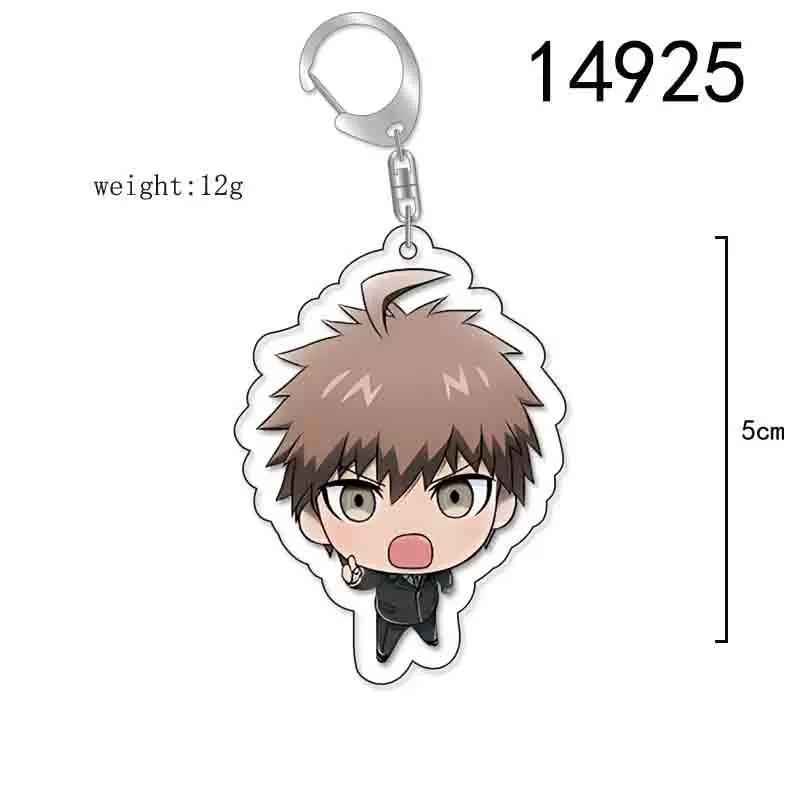 Danganronpa Kirigiri Kyouko Naegi Makoto Hinata Hajime Komaeda Nagito Nanami Chiaki Acrylic Keychain