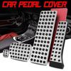 4Pcs Gas Brake Pedal Footrest Cover For Mercedes-Benz C E S GLK SLK CLS SL Class