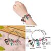 Diy Evil Witch Charm Bracelet With Zinc Alloy Pendant For Unisex Fashion Jewelry