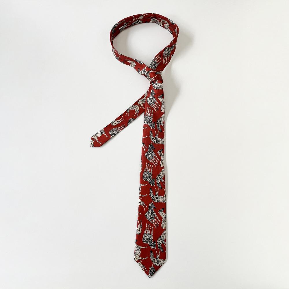 

Korean Polka Dot Tie Long Shirt Tie Decoration Clothing Decoration JK Uniform Necktie Daily Style 4