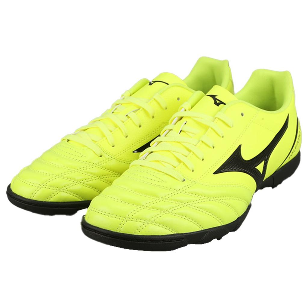 Mizuno Loose Round Head Mid-End AG (Rubber Short Stud) Shock Absorbing Anti-Slip Soccer Shoes Men Soccer Shoes Yellow Black P1GA239312