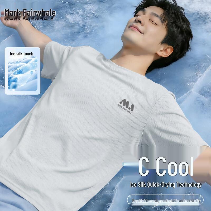 Mark Fairwhale Men s Ice Silk Short-Sleeve T-Shirt 3XL