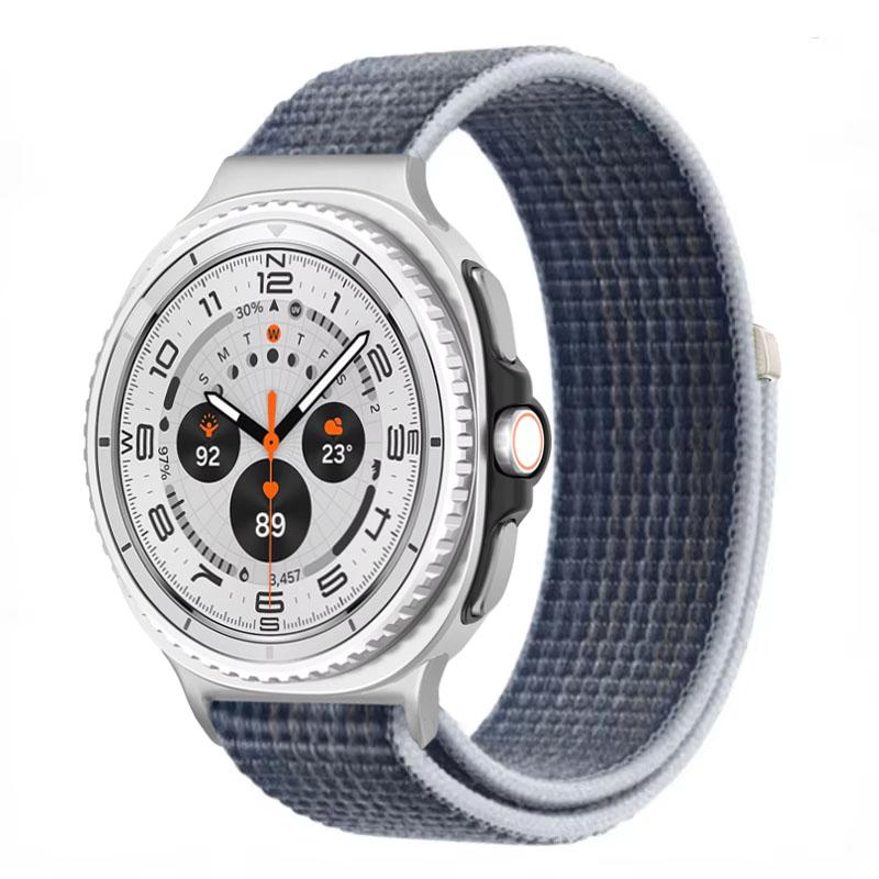 Official Nylon Loop Strap For Samsung Galaxy Watch 8 40mm 44mm Metal Connecting Bracelet Galaxy Watch 8 Classic 46mm Wristband