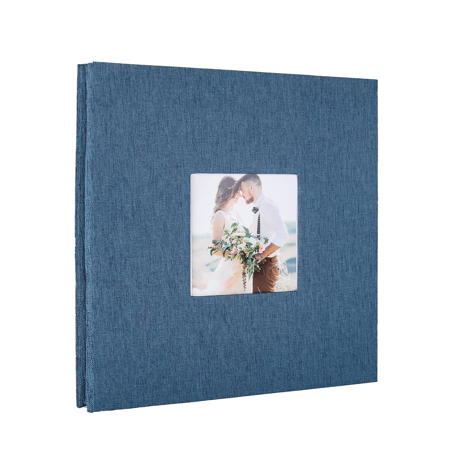 

RECUTMS Фото 20 Большой Вместимости Вмещает 240 DIY Фото Свободное Идеально для и Домашнего Использования Самоклеящийся Альбом, Листы/40 Страниц, (Большой размер), Фотографии, Альбом, синий