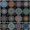 Gör-det-själv Mandala Pärlmålning Konstkit 25x25cm Pärlkonstmålning Utan Ram för Vuxna Nybörjare Hemväggdekor