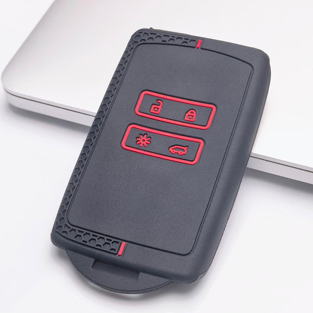 Key Fob Cover for Renault Koleos Kadjar Megane Talisman Espace Scenic Grand Anti-Scratch Guard Shockproof Protection Soft Grip Texture
