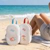 Handliche EVA Schwimmtasche Atmungsaktives Netz Wasserdicht Gymnastik Trockentasche mit Reißverschluss Große Kapazität Sport Strandtasche Trocken Nasse Trennung