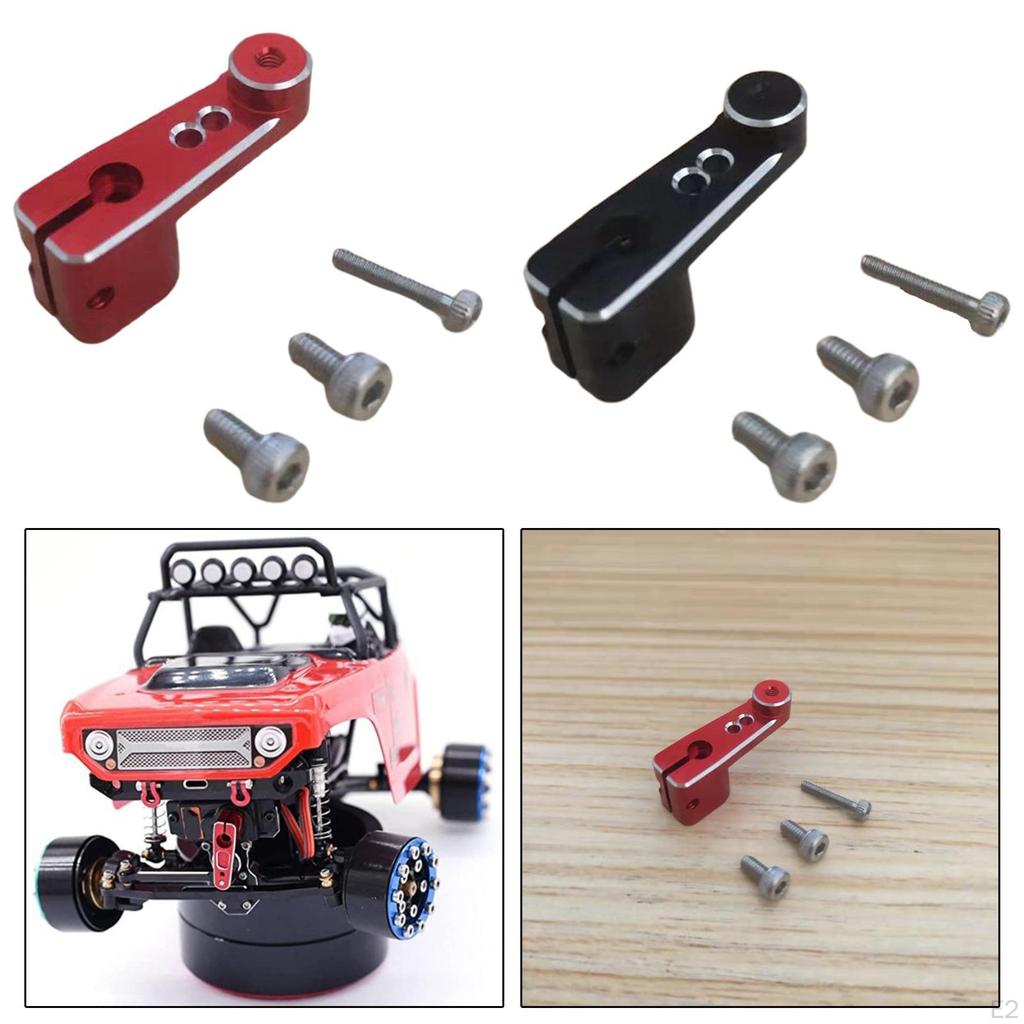 1/24 Metal Servo Horn, DIY Replace Steering Arm for Axial SCX0081 Model Buggy RC Car Trucks Vehicles