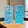 Water T-texture Phone Case Transparent Silicone Soft For Samsung S25,S24,S21,S22,S23,S30,Ultra,S20,Plus,Fe