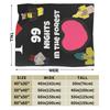 99 Nights in The Forest  Flannel Blankets for Living Room Airplane Travel Comfortable Bedspread Sofa Bed Cover