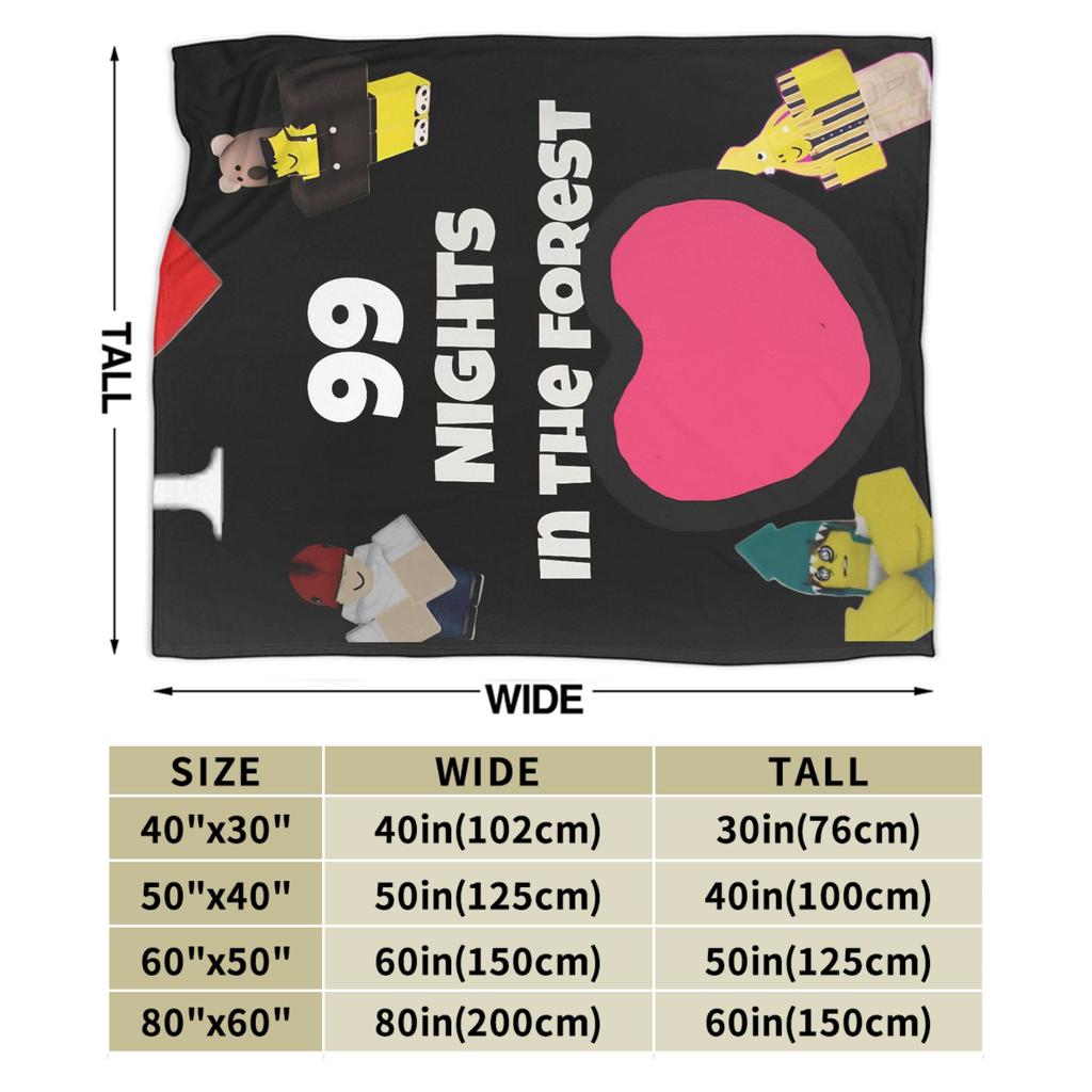 99 Nights in The Forest Flannel Blankets for Living Room Airplane Travel Comfortable Bedspread Sofa Bed Cover