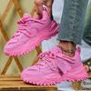 Chunky Shoes Women Trendy Platform Sneakers Height Increasing Sports Shoes Men Breathable Trainers Leisure Versatile Shoes