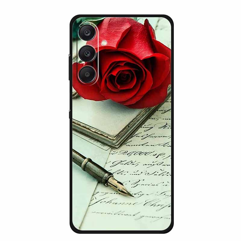 For Samsung Galaxy A36 5G Case Soft Silicone Cover Black Bumper TPU Phone Cases For Samsung A36 Case A 36 5G Funda Back Cover