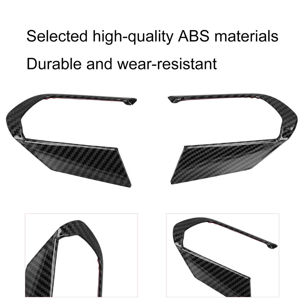 2pcs Auto Steering Wheel Cover Trim Left and Right Position Fit for 3CelsiusAxela 2020