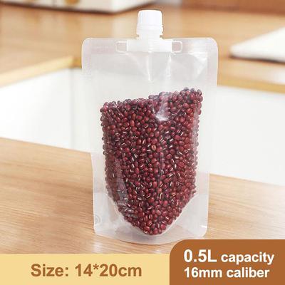 New Grains Storage Packaging Bag Cereals Moisture Insect Proof Sealed Bag Thickened Portable Food Rice Bean Container Nozzle Bag