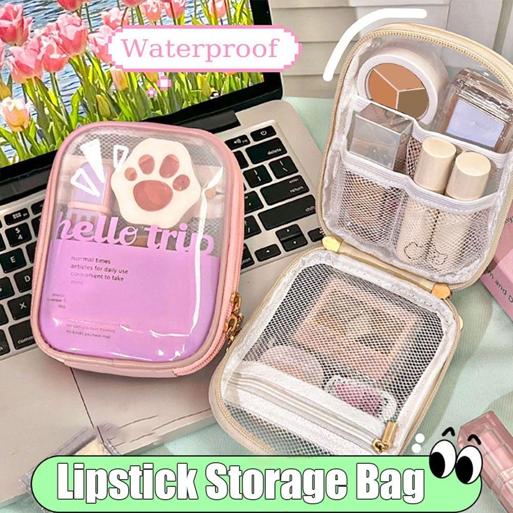 

PVC Makeup Bag Waterproof Wash Bag High Quality Lipstick Storage Bag