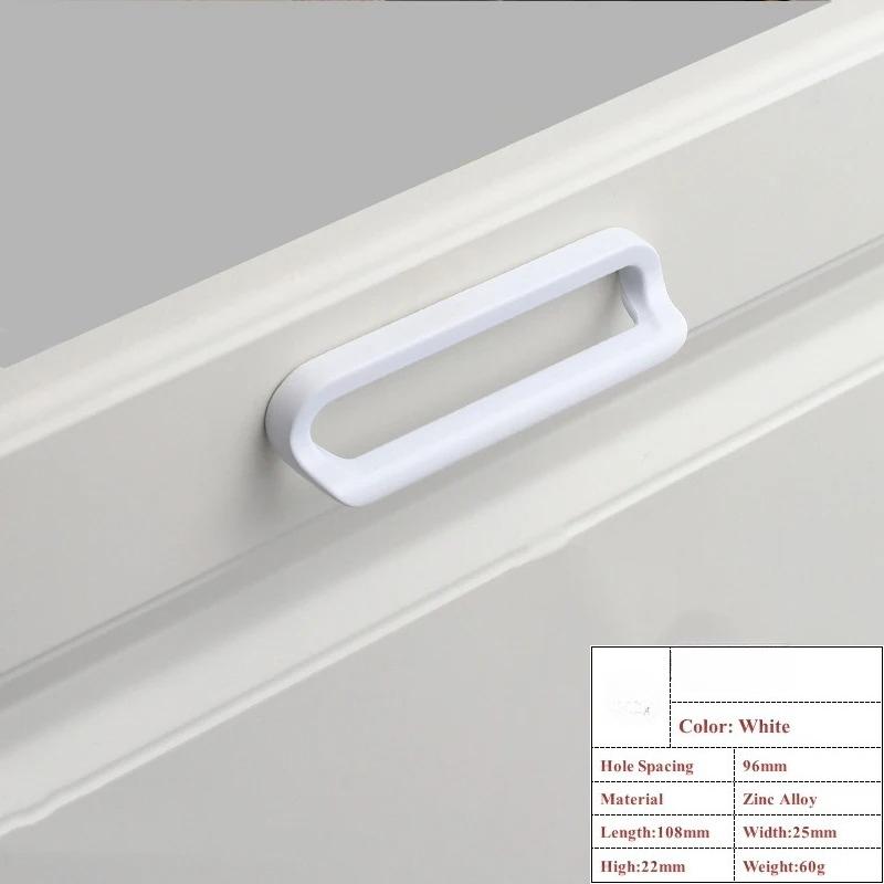 

Zinc Alloy Modern Simple Drawer Bathroom Kitchen Cabinet Handles Colorful Children s Room Wardrobe Cupboard Furniture Door Knobs