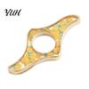 Reading Accessory One Hand Book Page Holder, Glitter Thumb Ring Holder for Reading, Stabilizer Clip Metal Opener Students Readers Tool