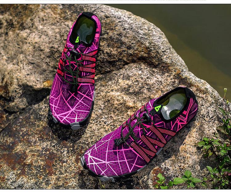Cross-Border Lightweight Wading Shoes: Men's Comfortable Hiking & Trekking, Women's Breathable Soft-sole Beach Shoes, Large Sizes Available