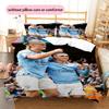 Erling Haaland & Phil Foden Pattern Bedding Home Decoration Birthday Gift ( 1 duvet cover + 2 pillowcase, without core),fan merchandise.