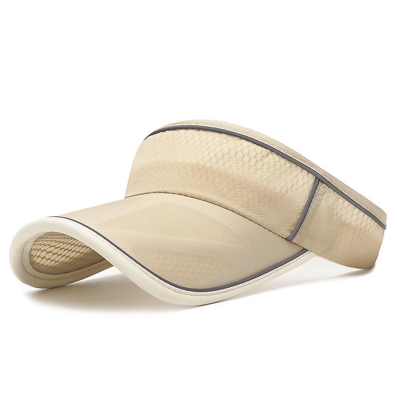 New Summer Sports Women Mesh Air Sun Hats Reflective Visor UV Protection Top Empty id Outdoor Men Golf Running Sunscreen Cap