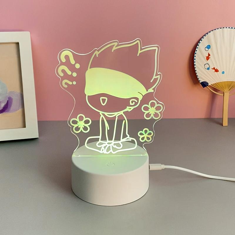 Jujutsu Kaisen 3d Night Light Led Decoration Gojo Satoru Geto Suguru Ryomen Sukuna Anime Gift For Birthday