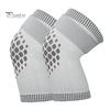 Comfortable Knee Braces 1 Pair Compression Sleeves with Fastener Tape Soft Breathable Support Leg Warmers