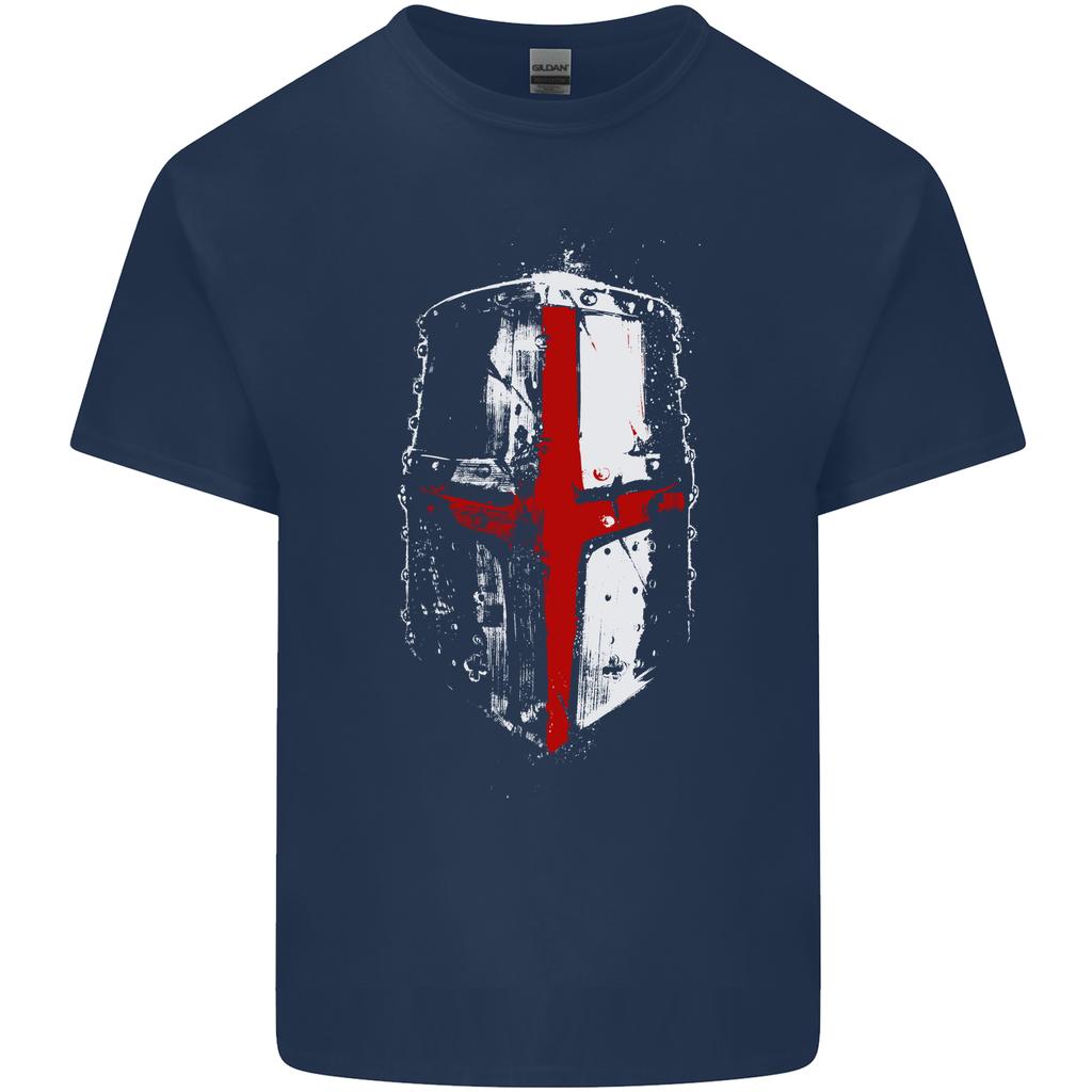 Helmet Gym England Flag St Georges Day Unisexs Light Cotton Tshirt