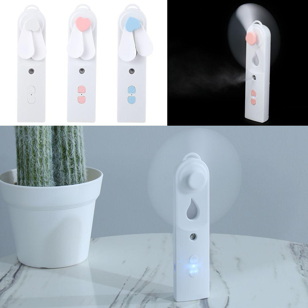Modes Silent Water Replenishing Instrument Mini Fan Air Humidificador Handheld Misting Spray Fan